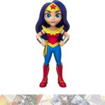 Wond e r W o m a n : Fun ko Rock Candy Vinyl Figurine Bundle with 1 Comics Theme Compatible Trading Card (11946) Wond e r W o m a n : Fun ko Rock Candy Vinyl Figurine Bundle with 1 Comics Theme Compatible Trading Card (11946)